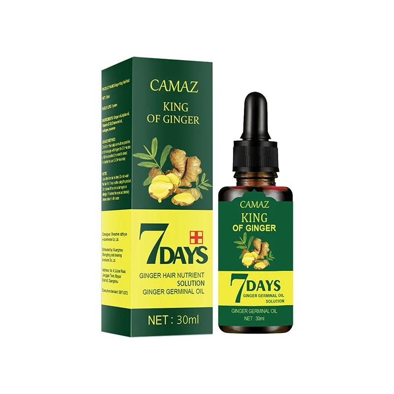 good price 7 days hair growth ginger serum hair loss treatment oil organic germinal Hair Growth serum