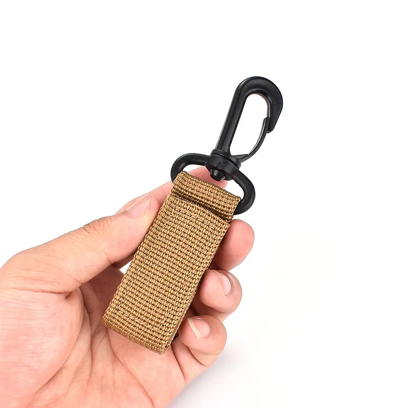 Wholesale Outdoor Tactical Molle Webbing Buckle Climbing Belt Swivel Carabiner Clip Hook Hunting Quick Release Accessories