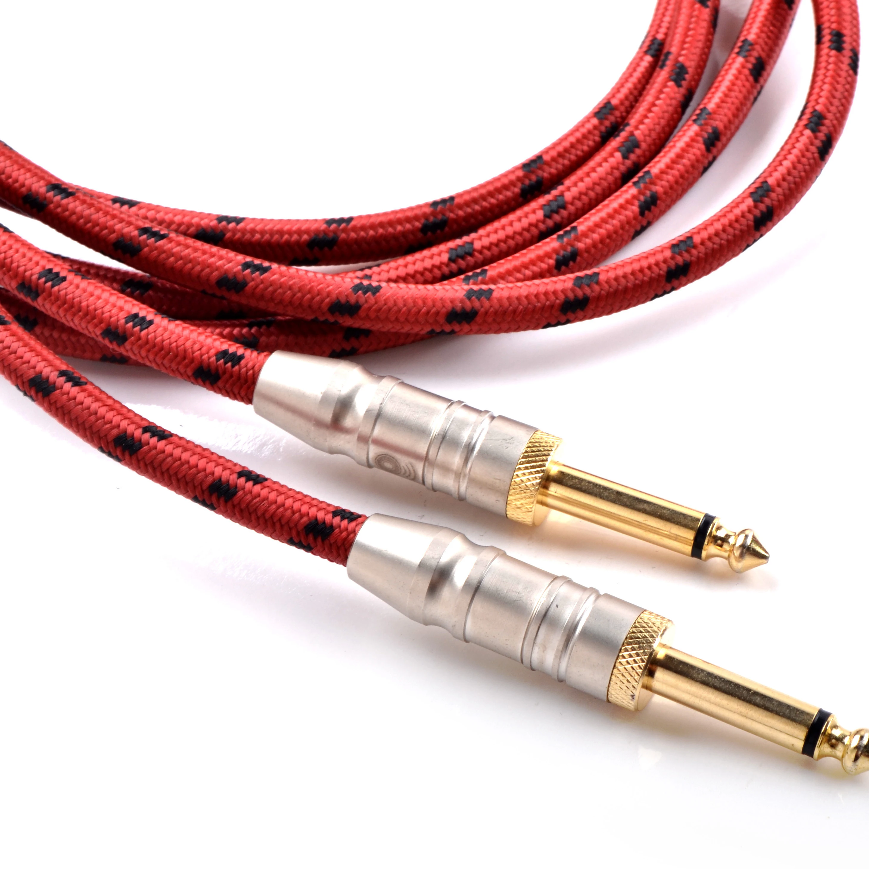 Smiger wholesale factory price copper Metal male connecter 3M acoustic electric accessories guitar cable in stock