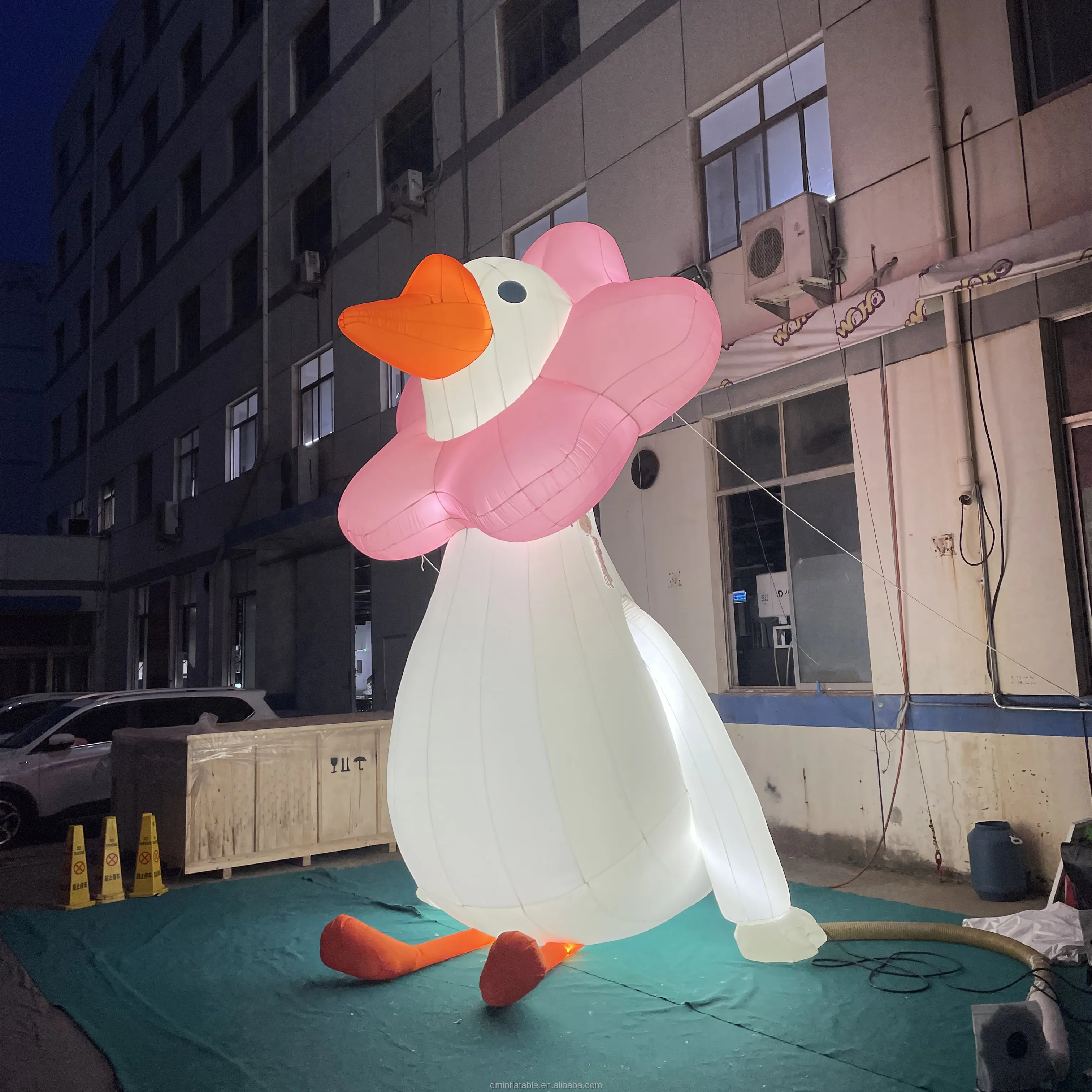 DAMING Advertising Company Mascot Costume Cartoon Inflatable Goose Costume With logo Printable