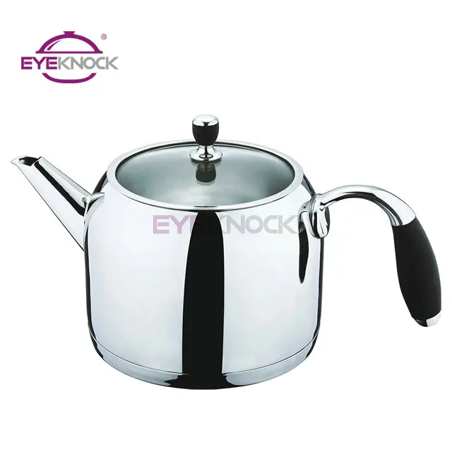 1.5L 2.0L 3.0L Hot sales stainless steel teapot coffee kettle with silicone handle tea pot