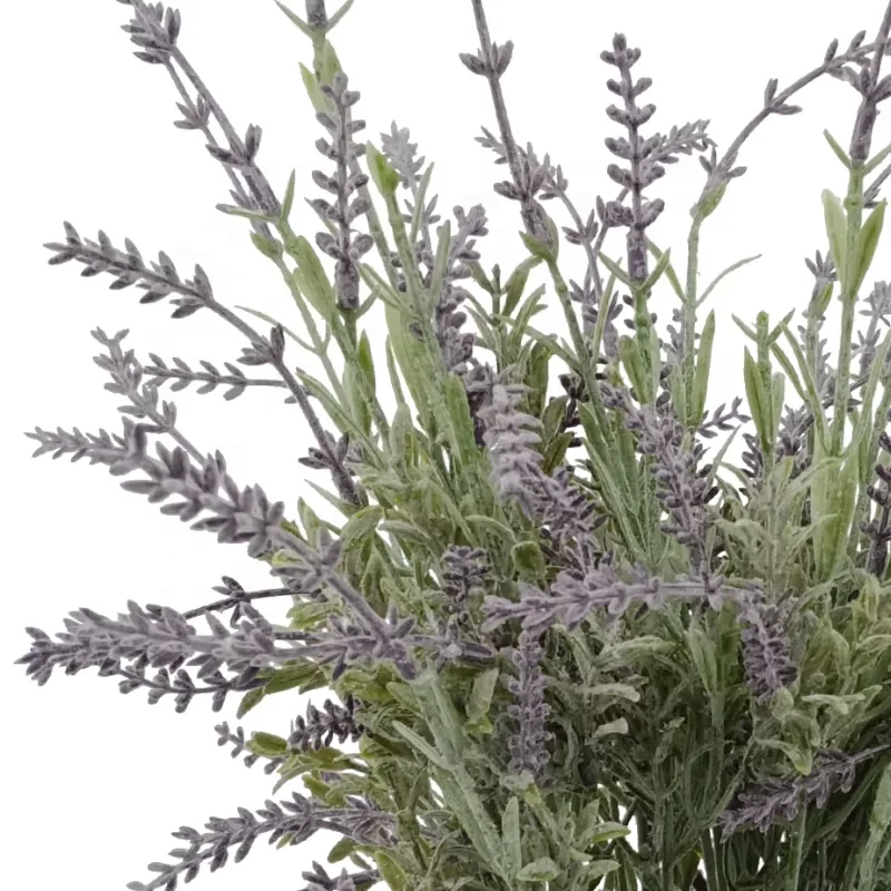 High Quality 43cm Plastic Artificial Flower Lavender For Interior For Outdoor Indoor Wedding Decoration