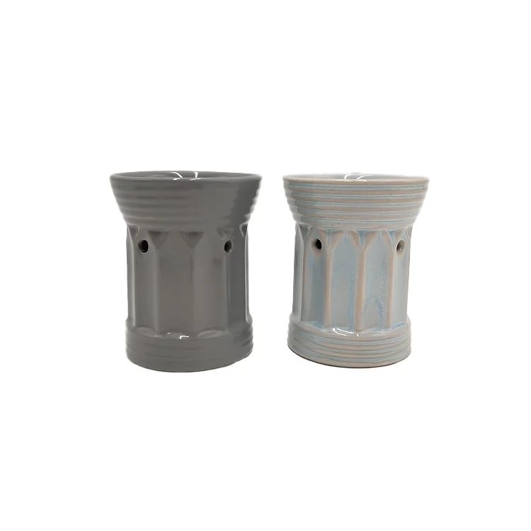 HIGH QUALITY Wholesale Modern Family Life Fragrance Wax Warmer Snow Man Electric Candle Warmer Christmas ceramic Night Light