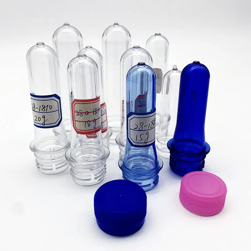 26mm 28mm 30mm 38mm PCO PET preform clear drink lid bottle perform for bottle with 100% new material
