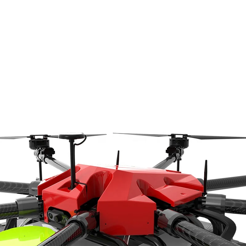 Dual Antenna Control Auto Spreader Agricultural Drone Sprayer Aircraft With Tank