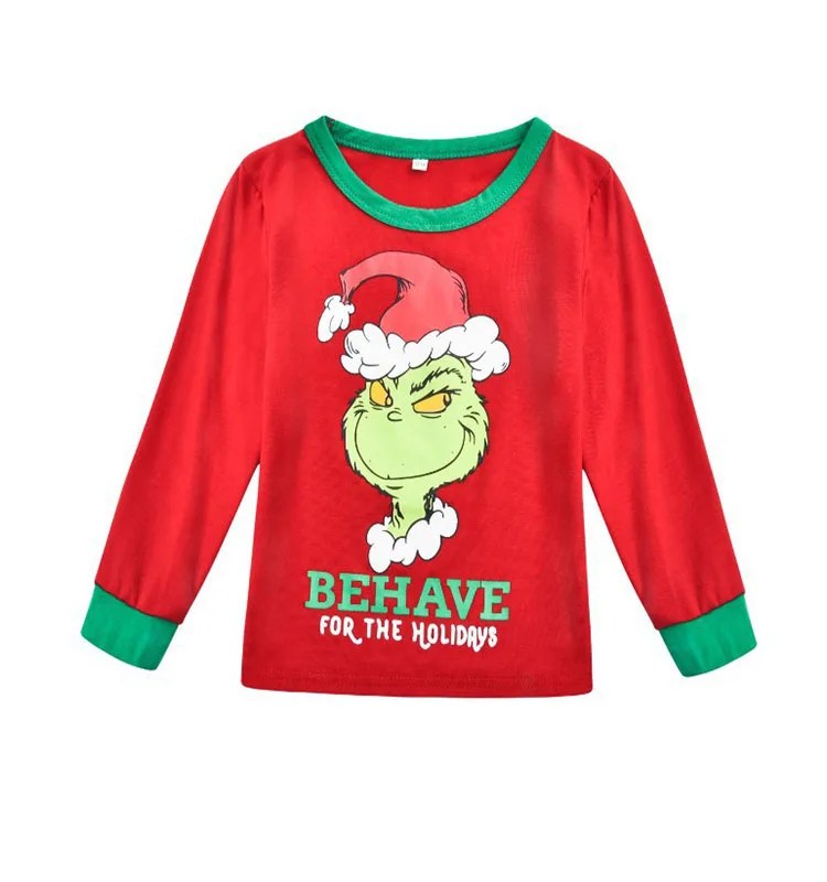  LANANNMOR Christmas style household night clothes parent child