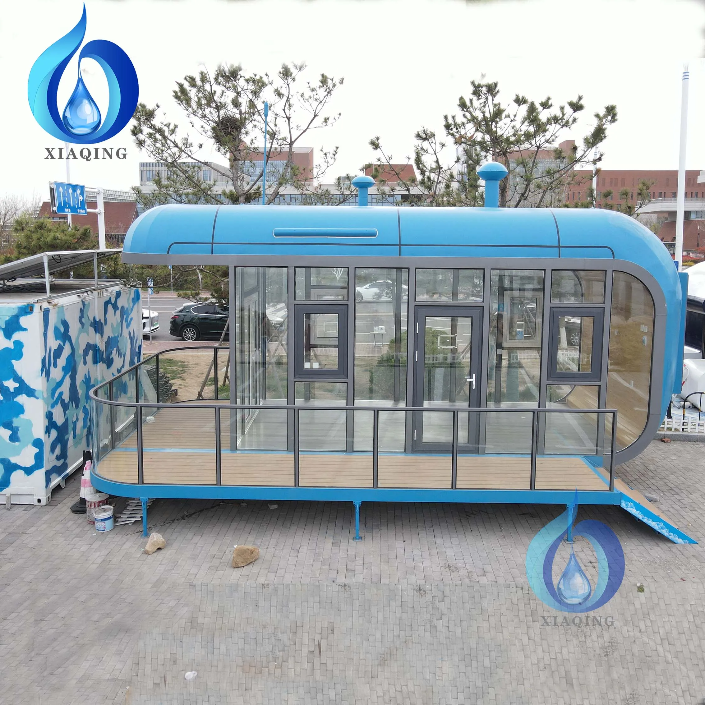 Galvanalized Frame Warehouse Light Container Modular Prefab House prefab house Steel Structure space capsule