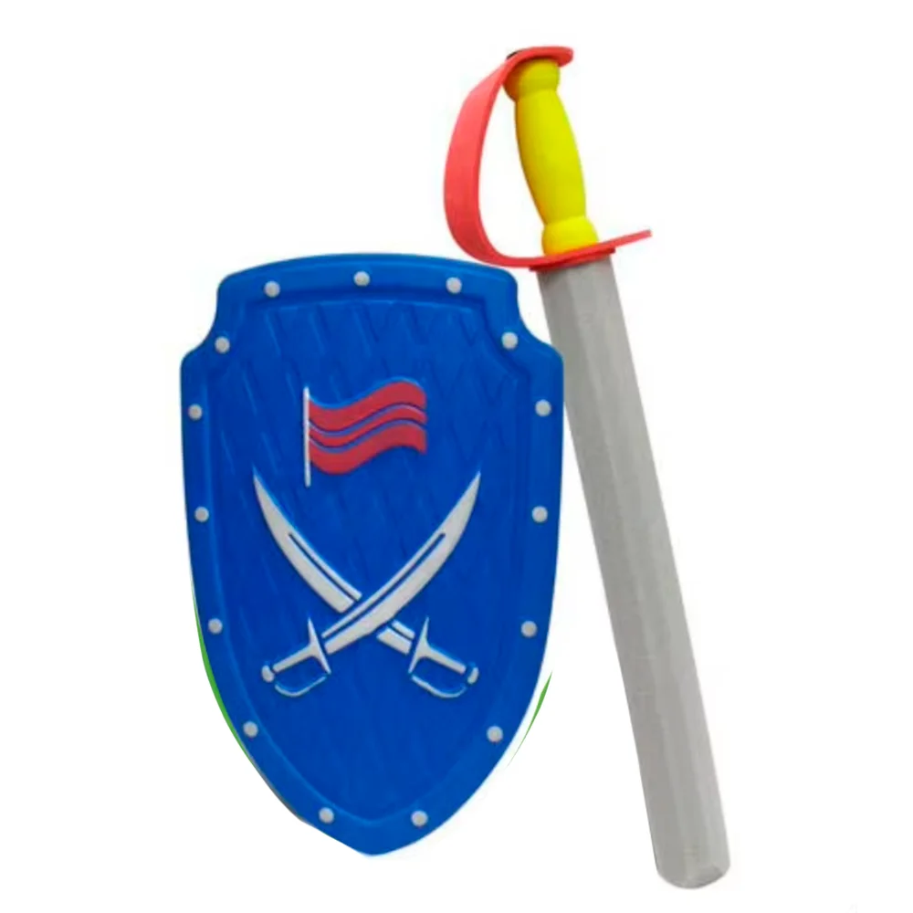 57cm Foam Shield and Sword Toy Set for Exciting Role Play Adventures Perfect for Kids Dress Up Parties and Themed Events