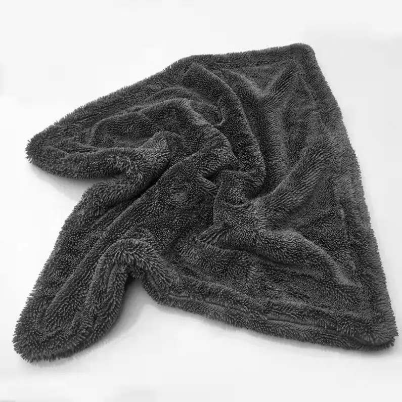 Super Absorbent Towel Thick Twist Pile Car Care Cleaning Cloth Single Side Twisted Loop car drying wash towel