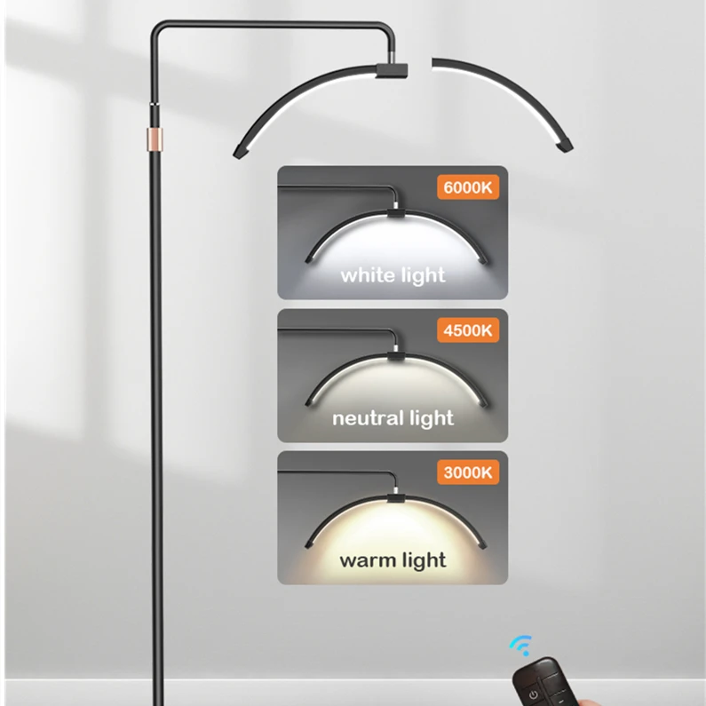 Factory Hot Sales Beauty Ceiling LED Ring Light 36W Eyelash Half Moon Light for Beauty Lashes Nail Salon