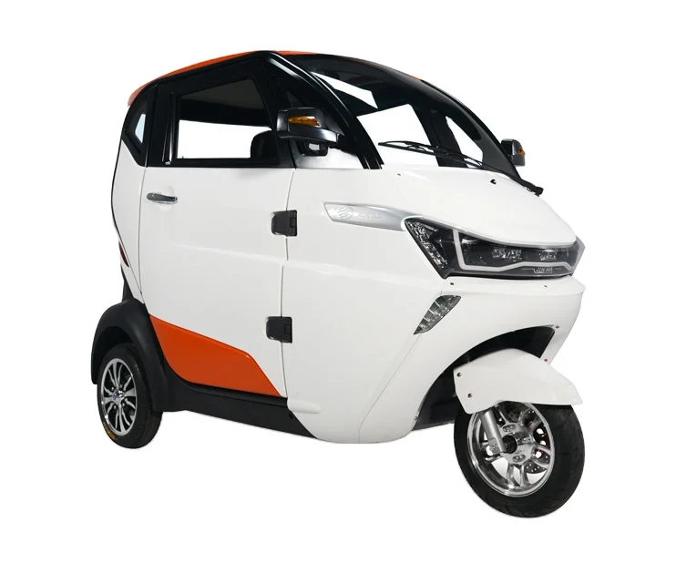 AERA-J1 EEC Approval Closed Cabin 3 Seats Passenger Adult Electric Motor 3 Wheel Disabled Motorized Tricycles with Lights