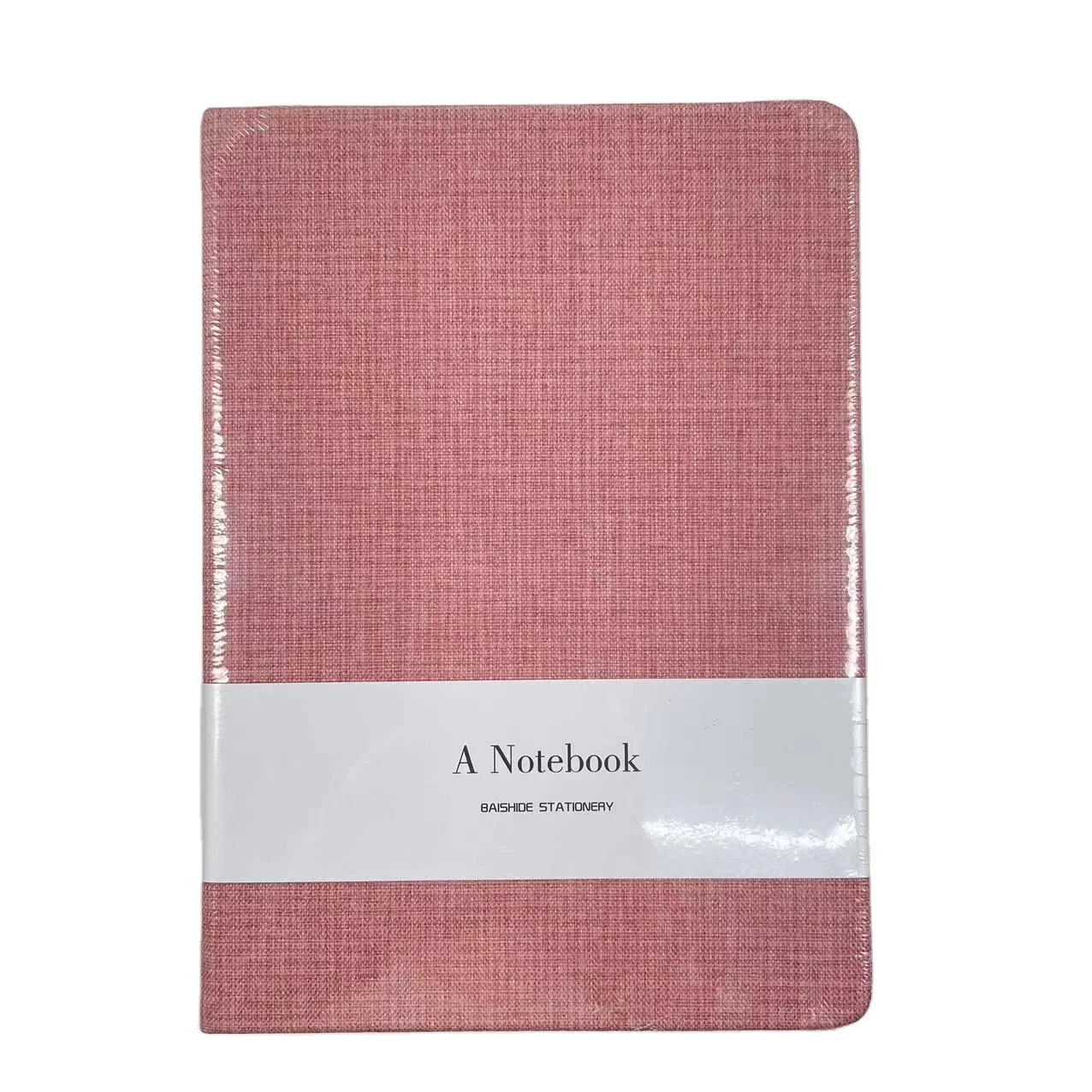 Manufacture customized elegant fabric hard cover notebook cementing binding notebook