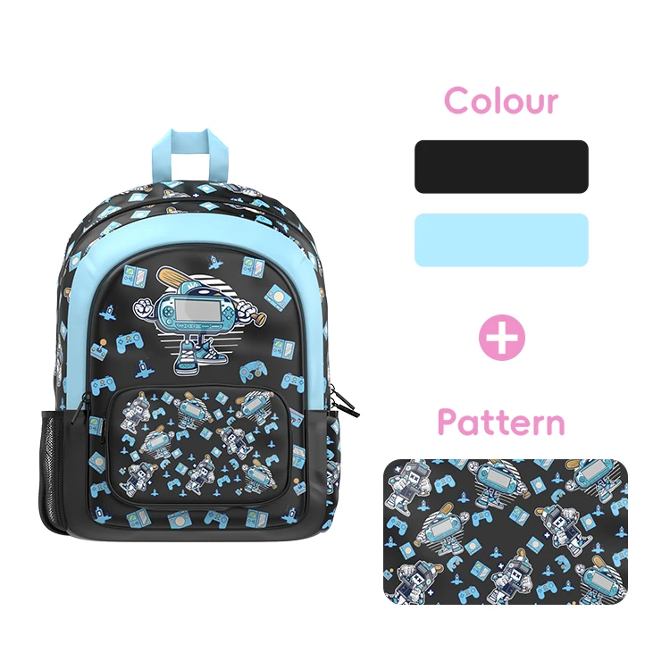 Custom Large Capacity Boys Kid Book Children Backpack School Bag For Students