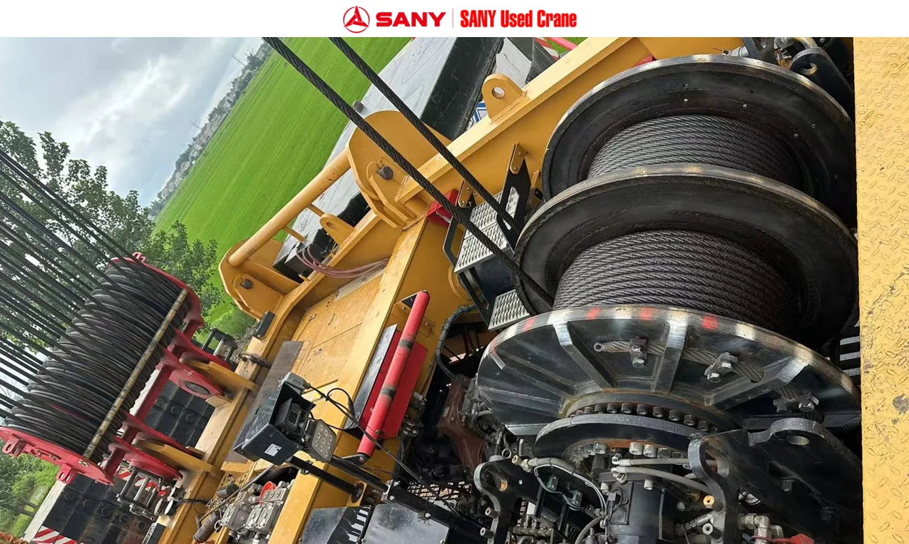 SANY Officially Certified Used 800t Crawler Crane SCC8000A No.00566 with Core Components Engine Motor Pump Gearbox