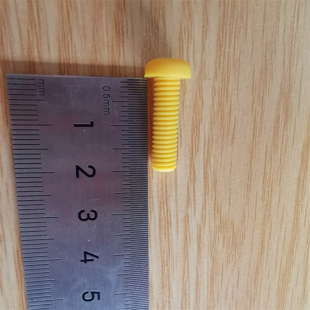 Car Number Plate Self-Tapping Screws Fasteners M6x20 With Black Nuts