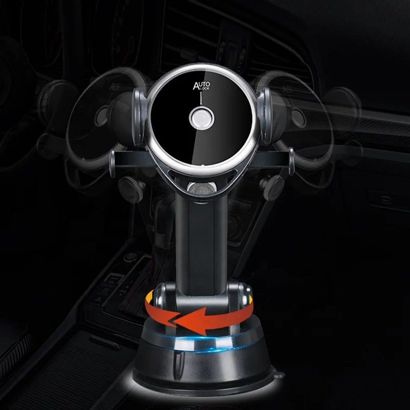 2022 New Car Phone Mount, Washable Strong Sticky Gel Pad Long Arm Telescopic Dashboard Windshield Car Phone Holder