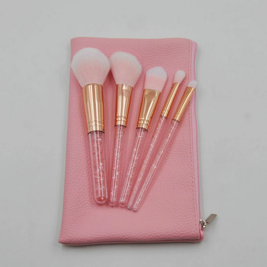 new cosmetic tool Top end quality makeup brush set ready to ship low MOQ good makeup beauty brush with cosmetic bag