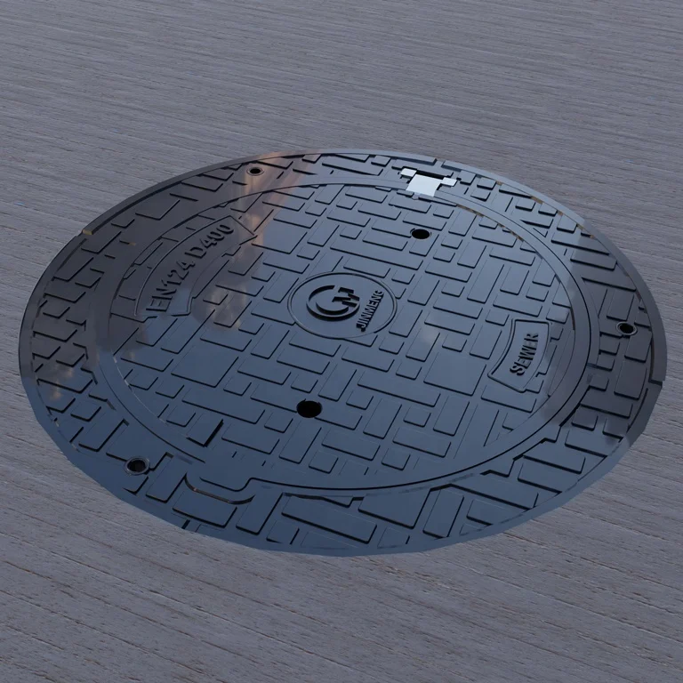 C/O 630 mm FRP/ Composite manhole cover Urban Municipal Sewage SMC Manhole Cover
