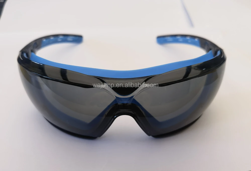 WEJUMP 2 in 1 Style High Quality CE EN-166 ANSI Z87.1 Protection Glasses UV400 Anti-Fog Safety Glasses with Fame and Headband
