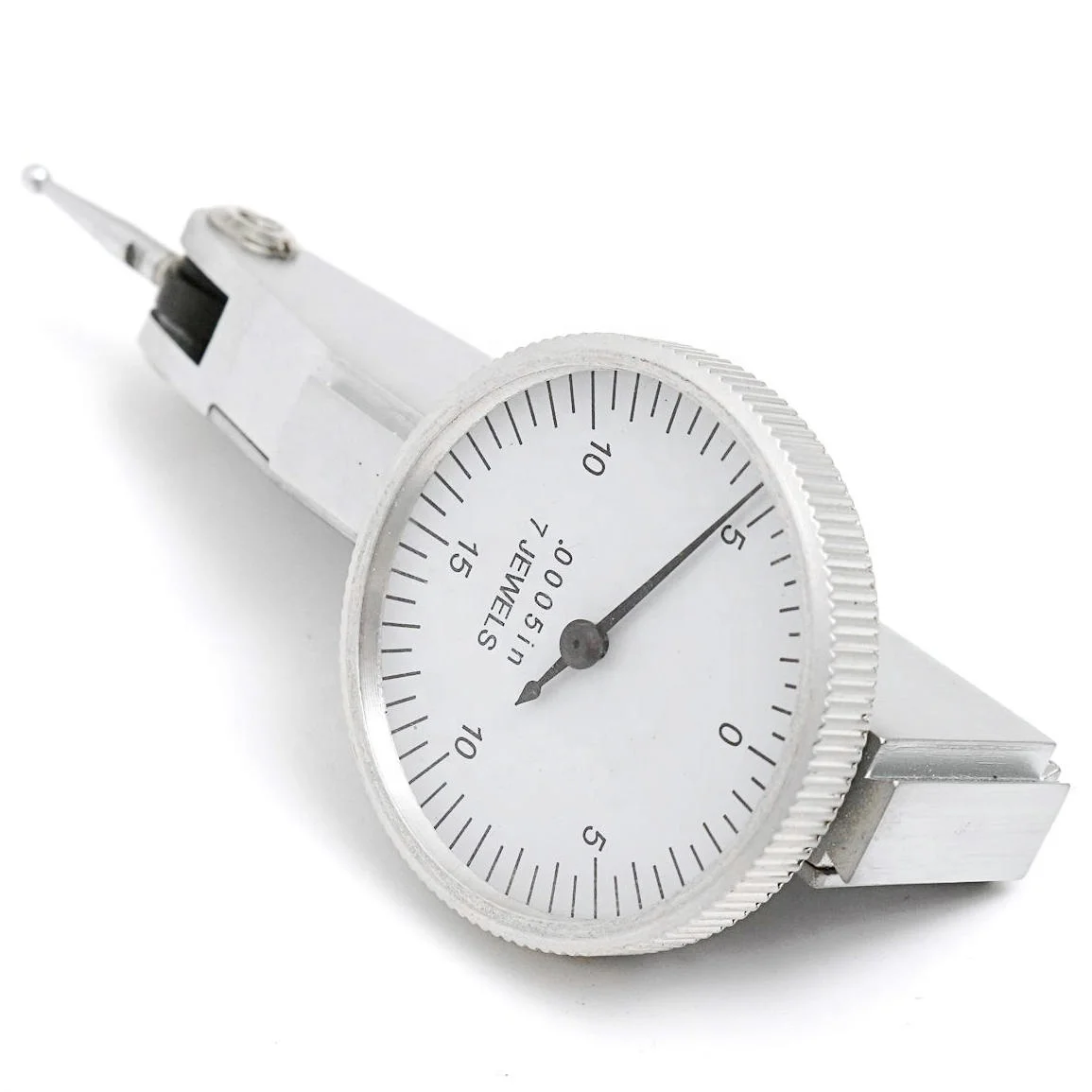
0.030 inch with graduation 0.0005 inch 0-15-0 with 2 Clamps Dial Test Indicator Gauge 