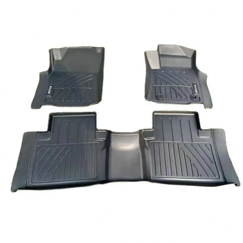 New Design Excellent Quality TPO Plastic Accessories Foot Mat For Toyota Hilux