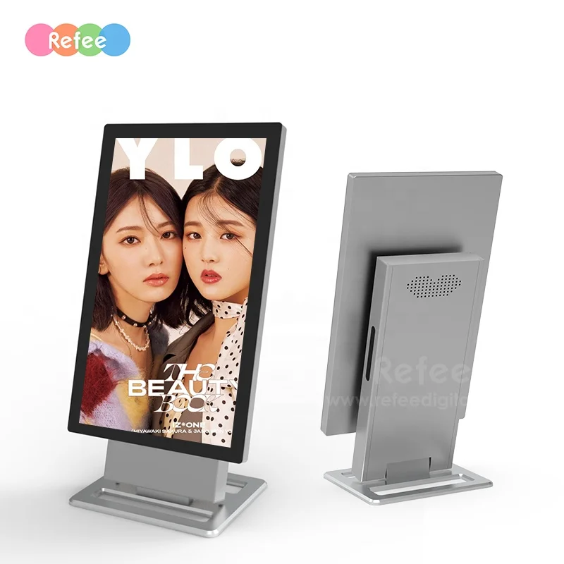Refee 13.3 inch LCD digital table order menu display Kiosk for Coffee Shop kiosk touch screen android indoor digital signage
