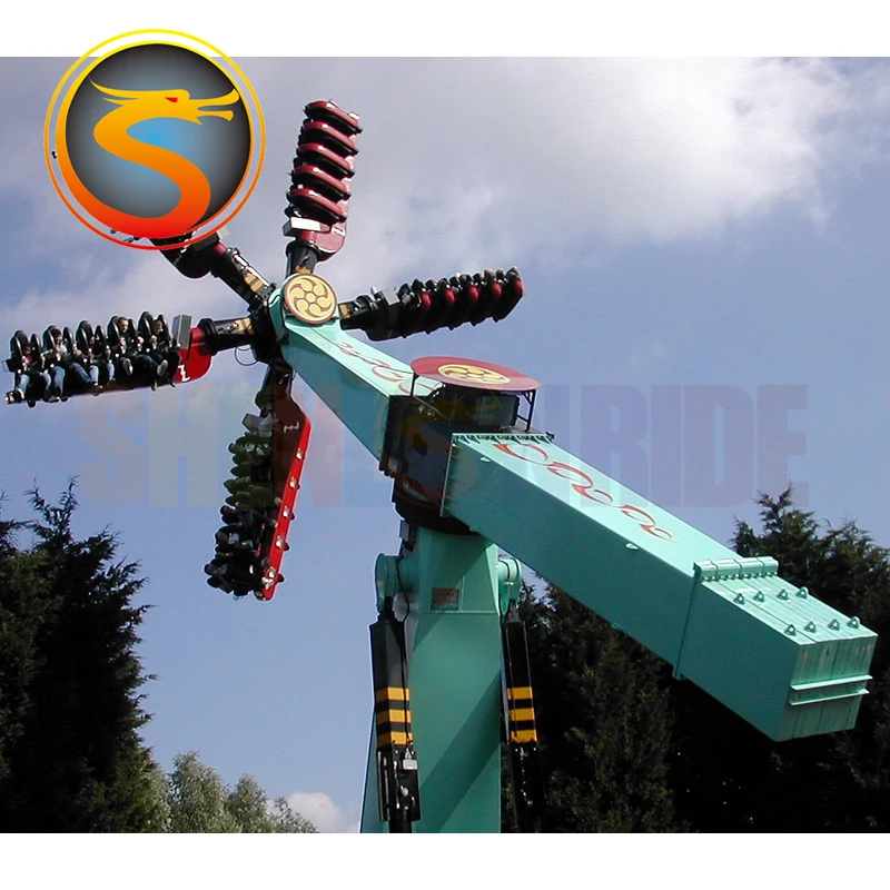 Factory Sale Customized Theme Park Equipment Adults Amusement Games Top Scan Speed Windmill Rides for Sale