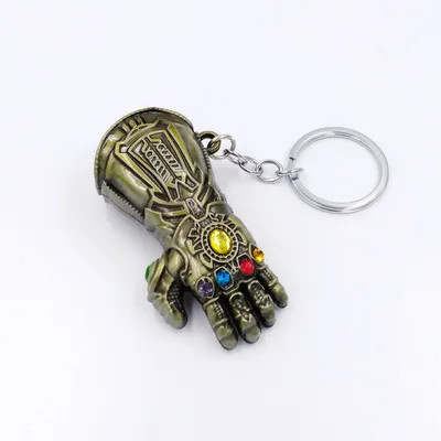 
Wholesale movie 3 Marvel Cheap Price 3D Metal Anime Thanos Keychain 