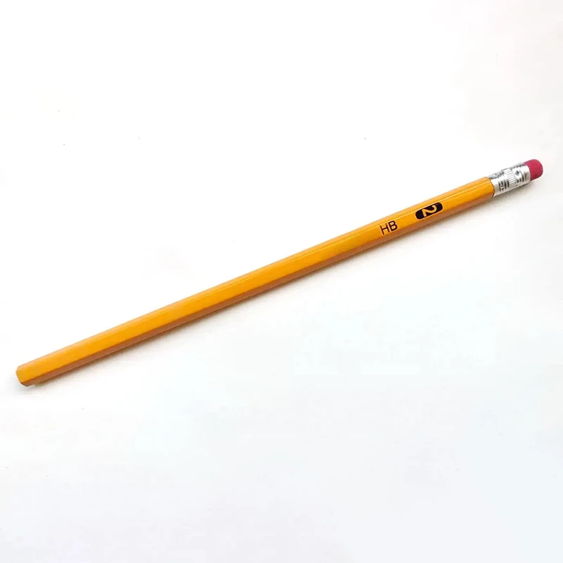 Kids school stationery set custom graphite HB2 pencils wholesale high quality wooden no.2 pencils with logo custom printed