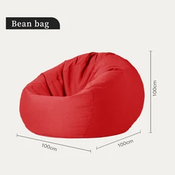 600D PVC Outdoor beach garden multicolor nordic round bean bag logo custom waterproof bean bag cover