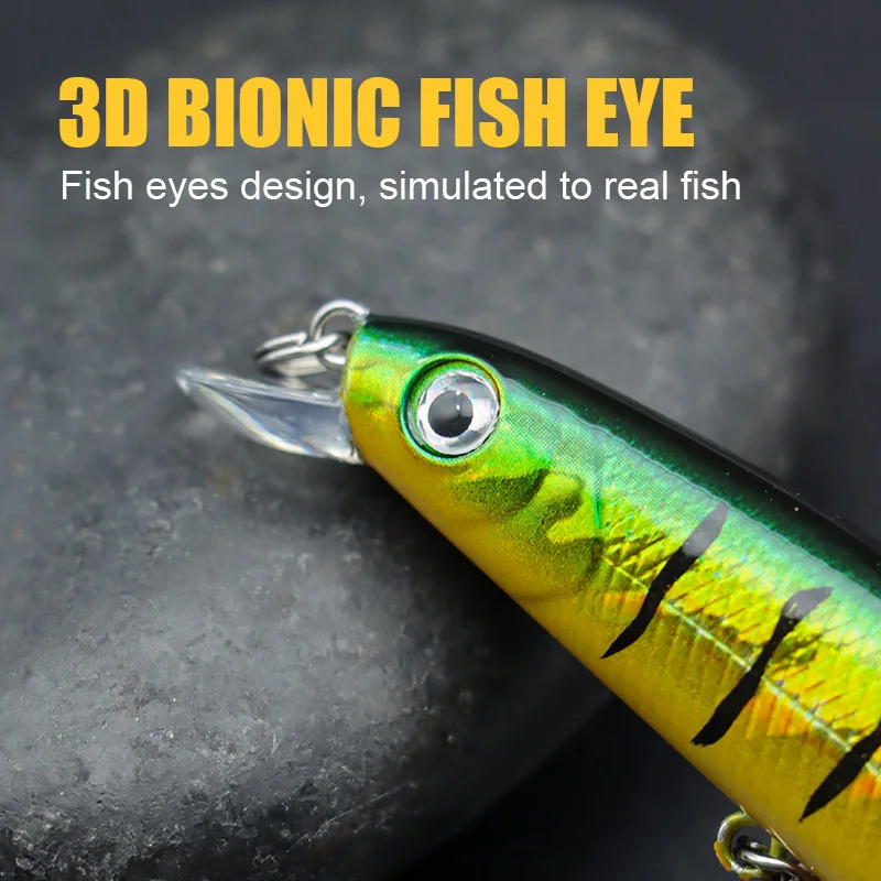 High Quality Artificial  Noise Making jerk Baits minnow  Lures For Fishing