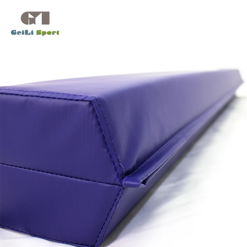 Factory price New design purple eco friendly gym equipment children gymnastic tactile balance beam