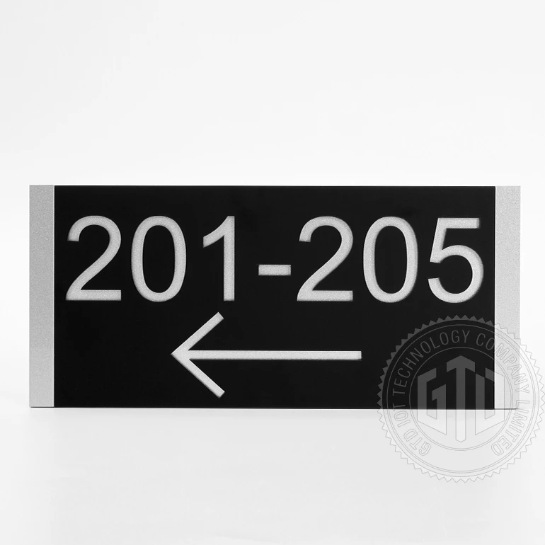Fashion Design Different size hotel/building/apartment using room number or direction guide Sign Plate
