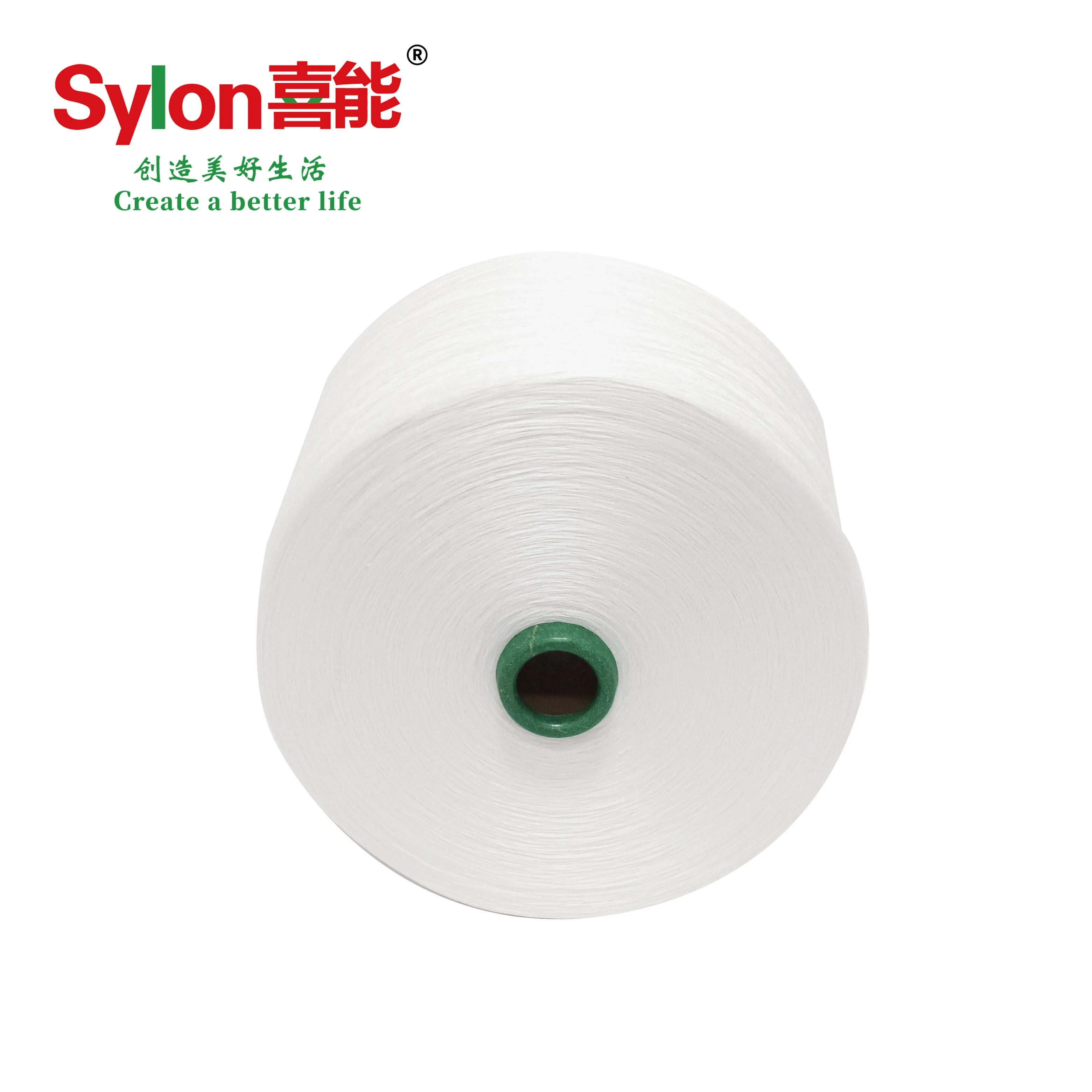 Sylon Cool Quick Dry Moisture Wicking Anti-bacteria Cooling TR 60/40 Polyester Viscose Blended  Spun Yarn for Weaving