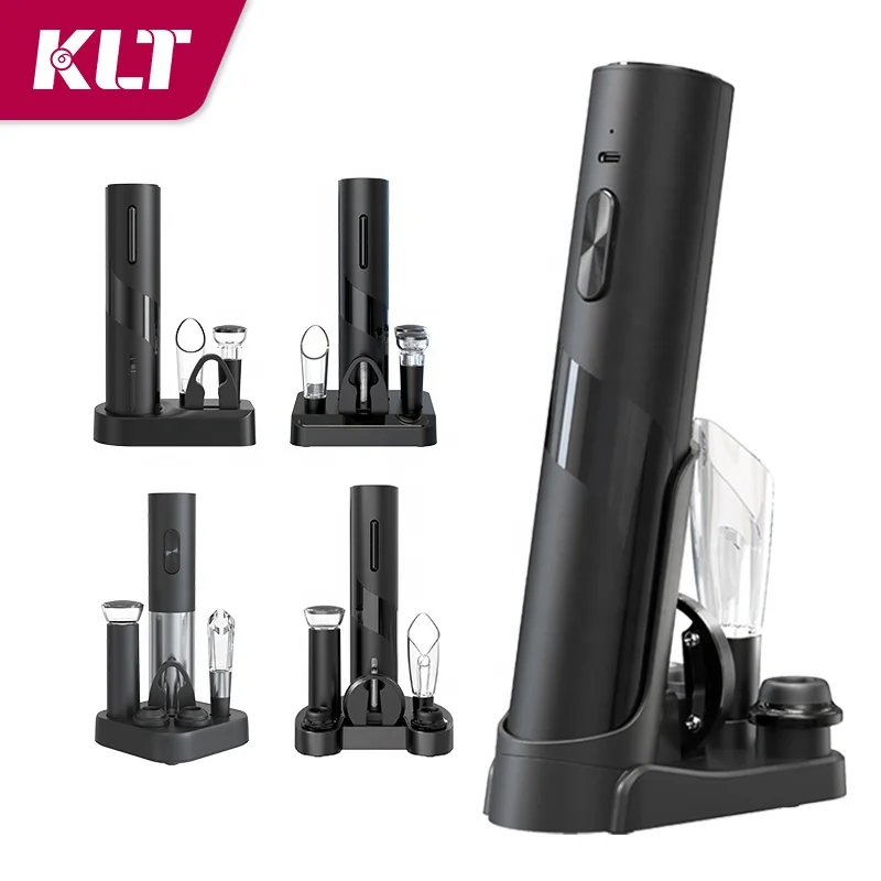 Good Price Performance Charging Multi Opener Gift Set Electric Wine Opener with Vacuum Pump