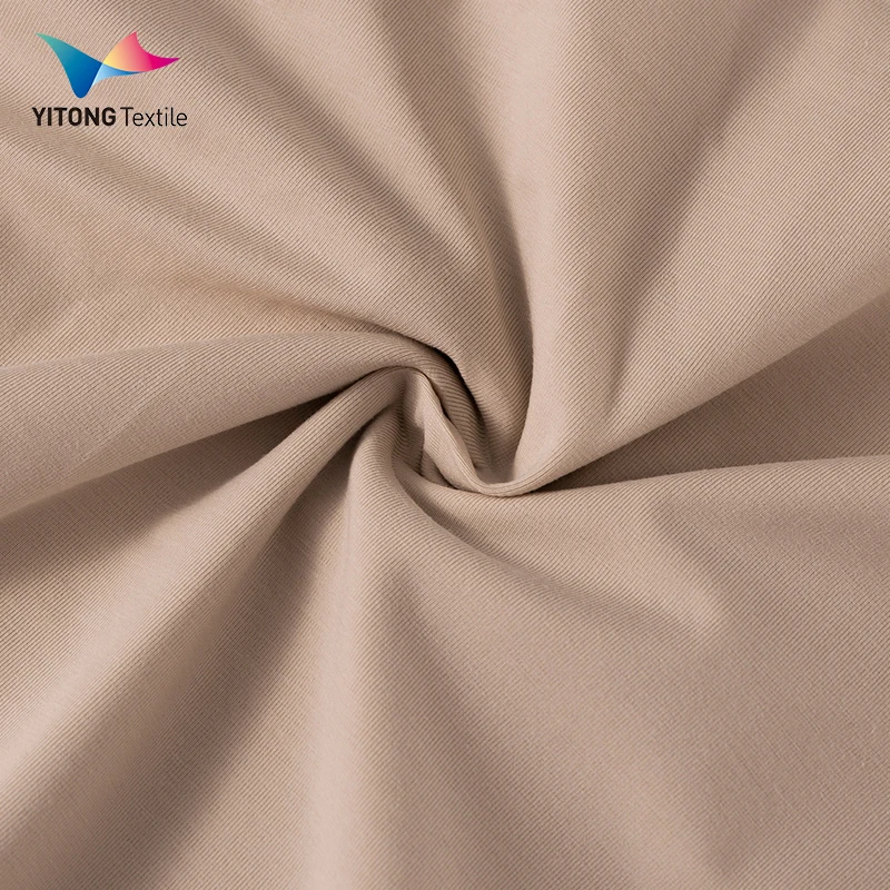 High Quality 160 gsm Soft Cotton Spandex Fabric 84% Long-staple Cotton 16% Spandex Fabric for Underwear