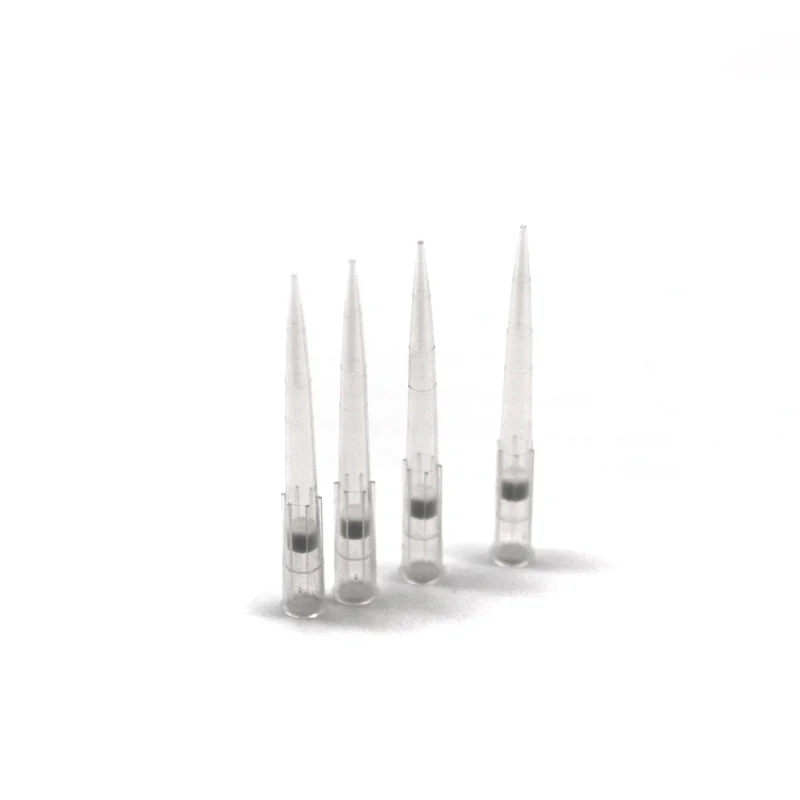 Лабораторные Расходные наконечники пипетки Одноразовые пластиковые наконечники пипетки синий фильтр