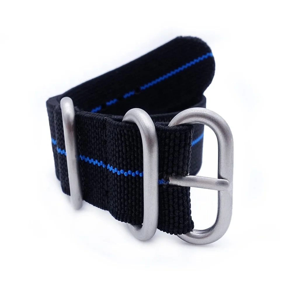 Custom Ballistic Tradition2 0mm 22mm Watch Strap Elastic Zulu Stretch Watch Bands