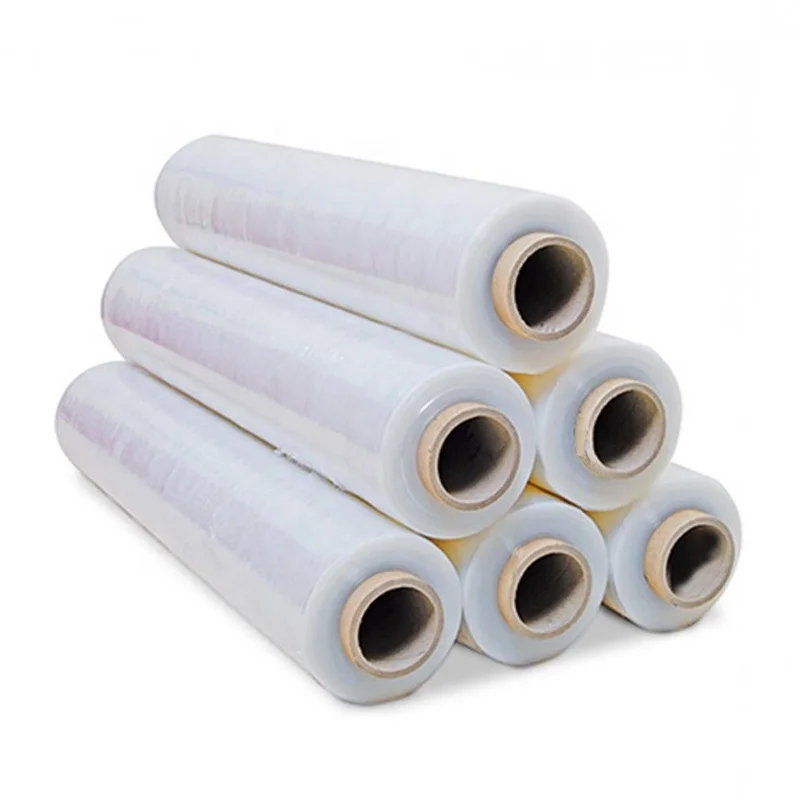 500mm width 450m long 5kg big roll Hand Use Stretch Film Pallet Wrap film for Furniture protection