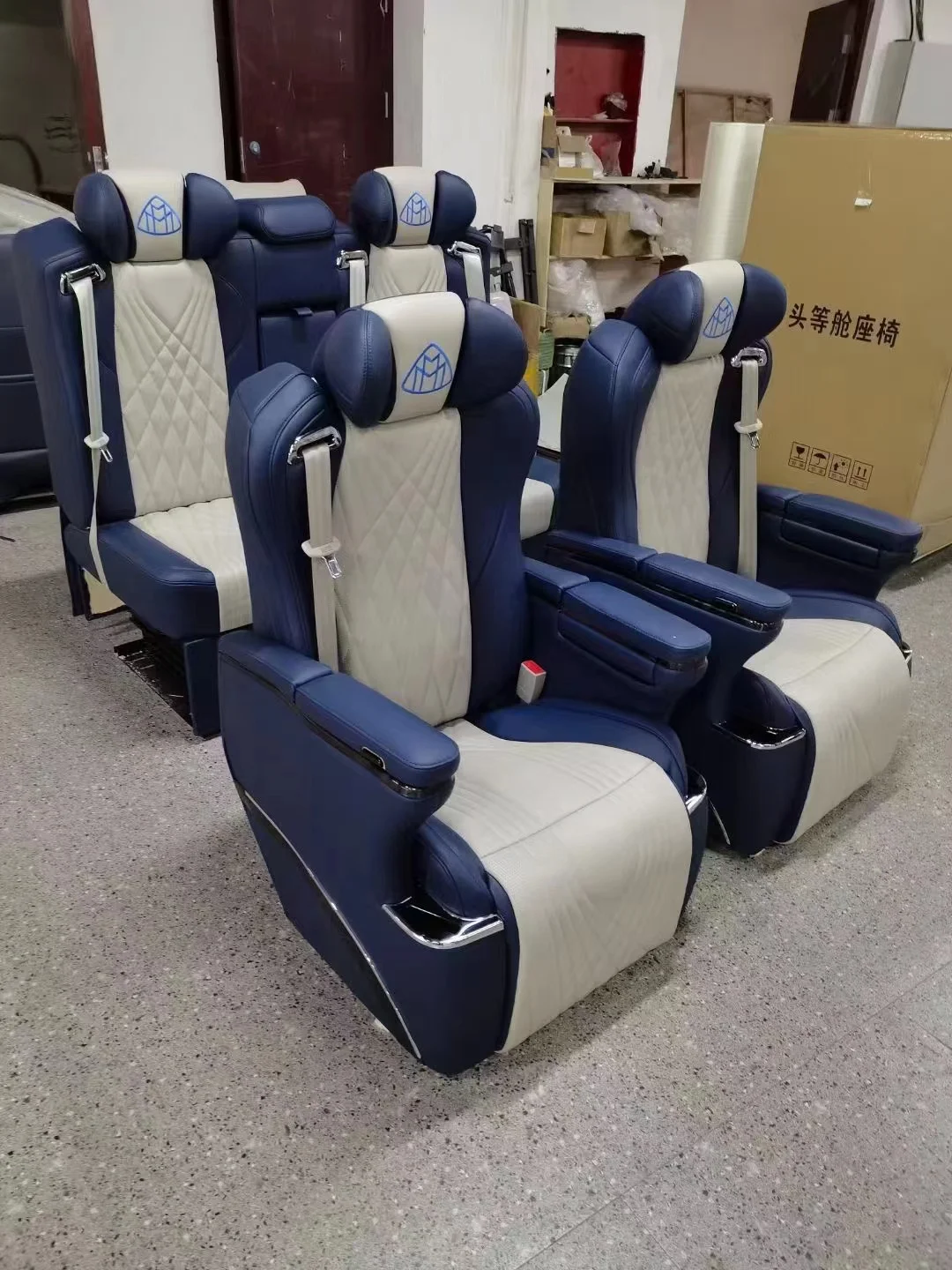 Luxury van seat set mercedes e class seats rear vip ford transit mercedes viano captain seats