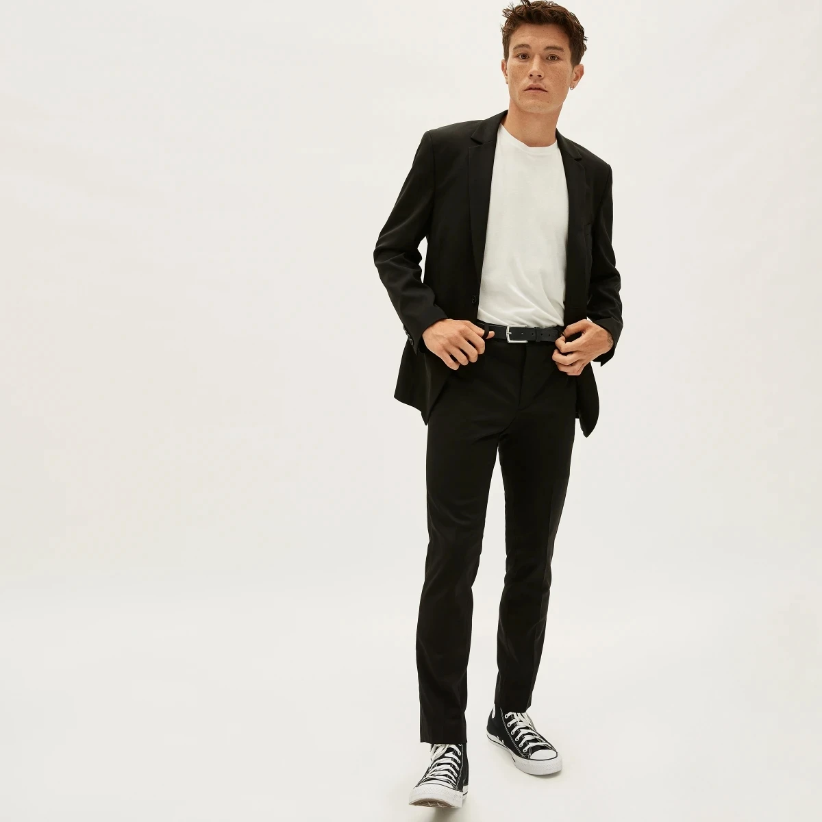 Custom Casual Suit Black Office Jacket Blazers For Men