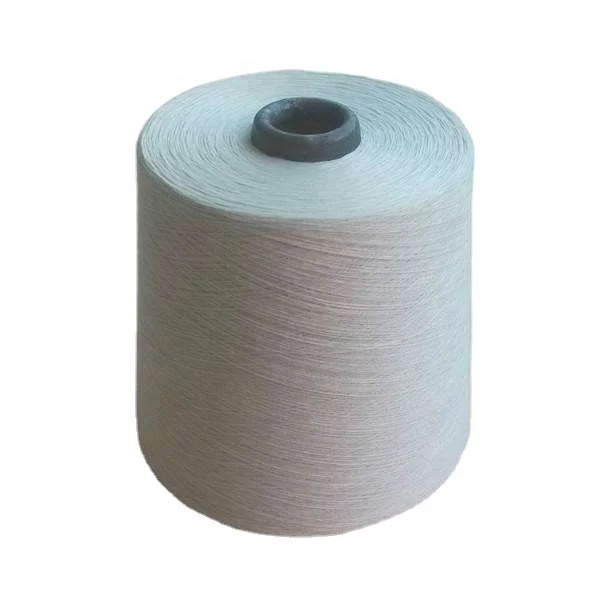 100% spun polyester yarn manufacturer in china for knitting weaving