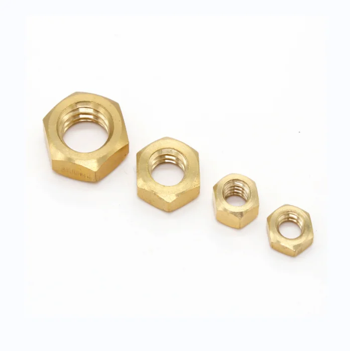 1/2' -13 C27000 C26000 C11000 Cu 110 COPPER 1100 Silicon Bronze C71000 F467P Brass Hex Jam Nut