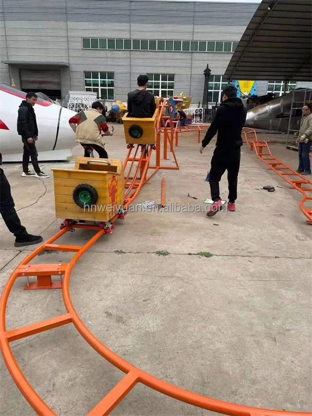 newest profitable s most popular amusement park rides unpowered mini roller coaster for sale