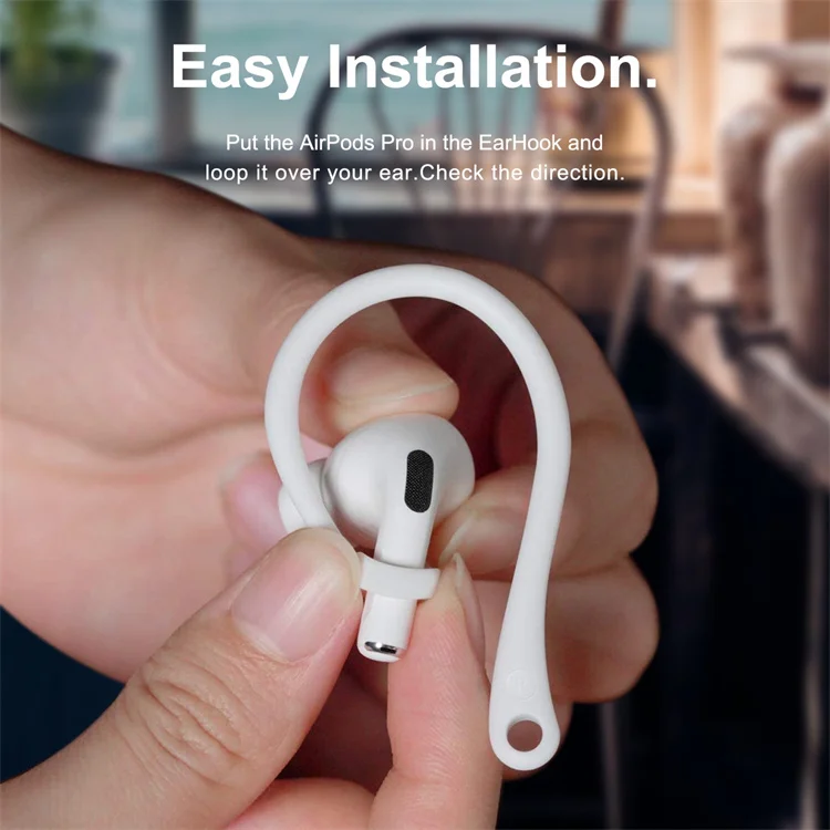 New Anti-lost Sport Silicone Earhooks Earphone Earbuds Cover Accessories For Airpods 1 2 3 Pro