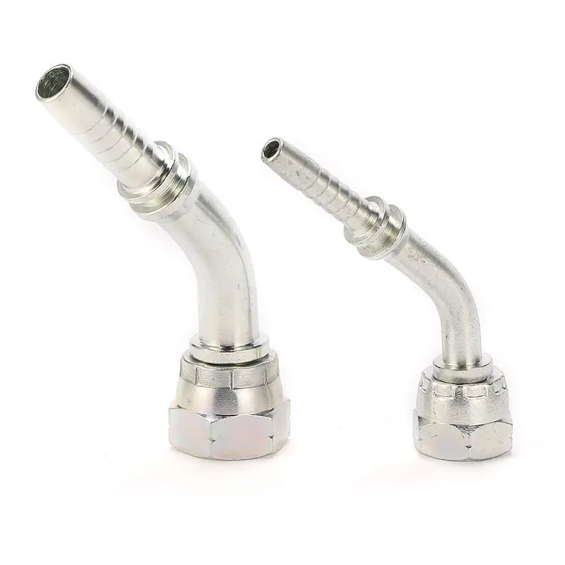 Elbow Hydraulic Fittings Hose Fitting Crimping Carbon Steel High Quality Hydraulic Hose Fittings For Hydraulic Machine