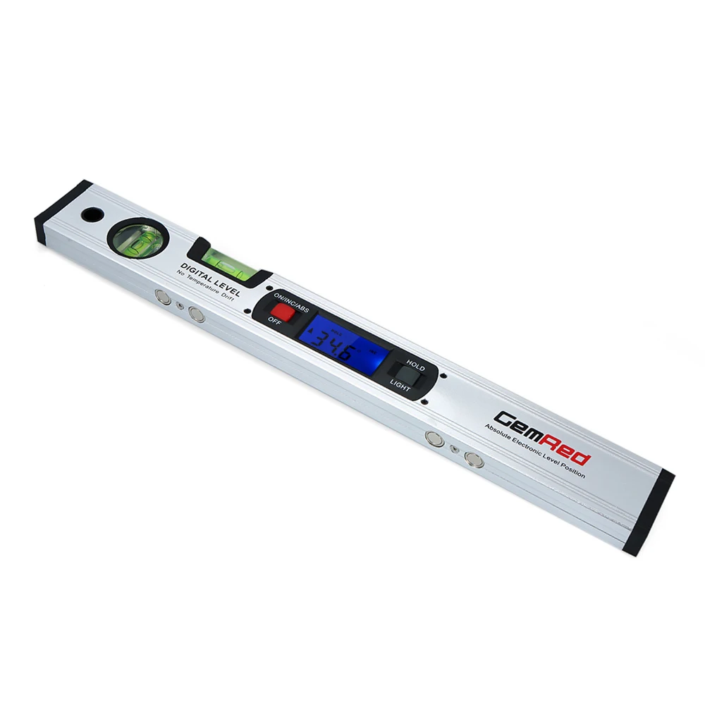 Digital Level Spirit Level Angle Finder with Magnetic 16 inch Long Leveling Instrument Bubble