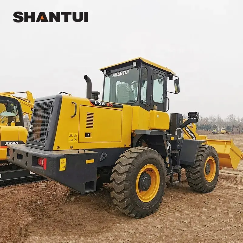 Shantui погрузчик 1 7 М3 ковш 3 тонны L36-B3 фронтальный из Китая для продажи