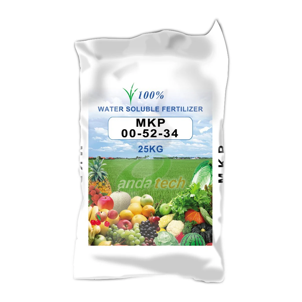  Монокалиевый фосфат MKP 0-52-34 100.0% технический сорт от