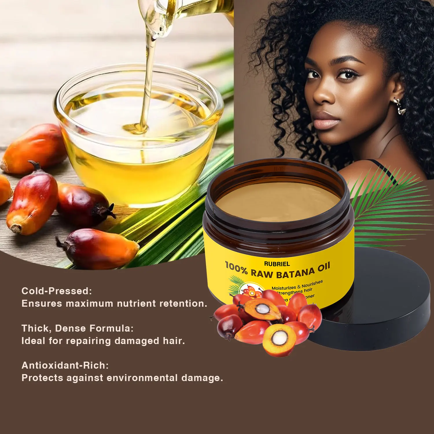 Honduras 100% Batana Essence Hair Care Nourishing Head Batana Essence Batana Crude Oil